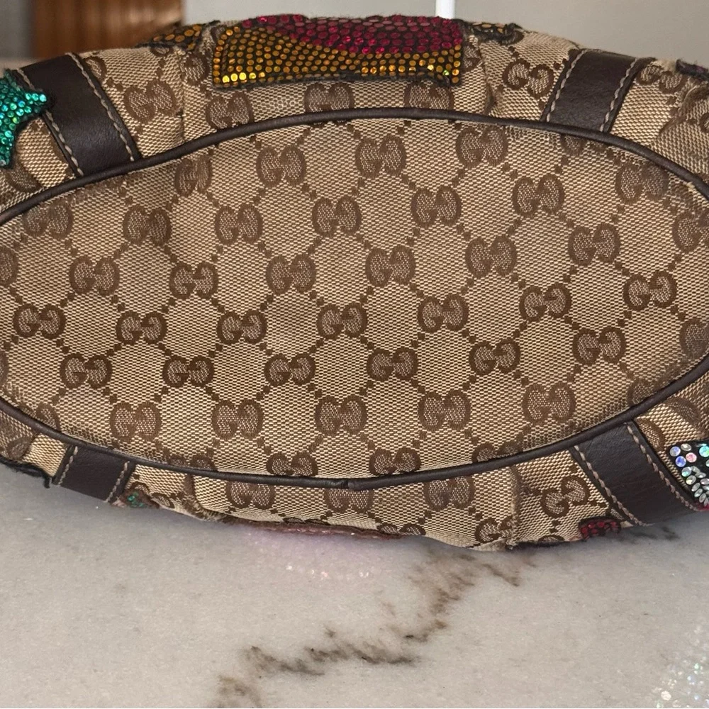 Gucci GG Canvas Tote Custom Unicorn Appliqué-Statement Bag - Picture 7 of 12